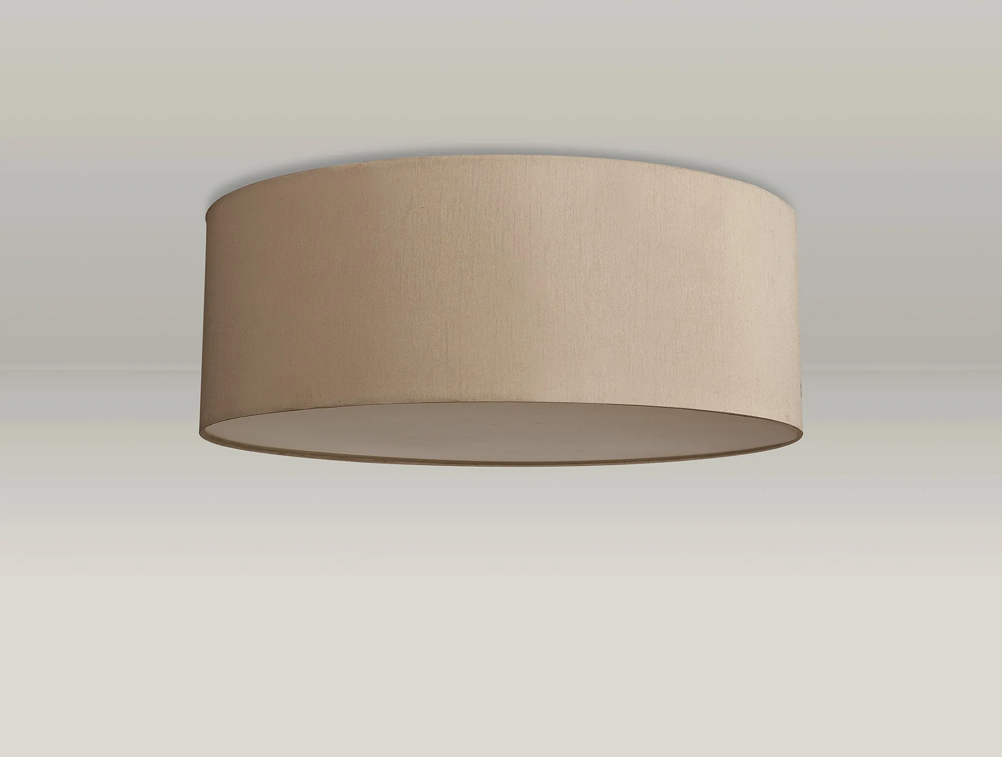 Baymont 60cm Flush 3 Light Nude Beige/Moonlight, Frosted Diffuser DK0616  Deco Baymont WH NU